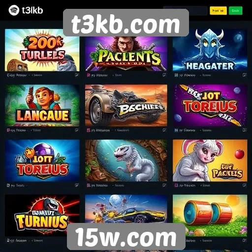 Plataforma de jogos t3kb.com oferece diversidade de gêneros
